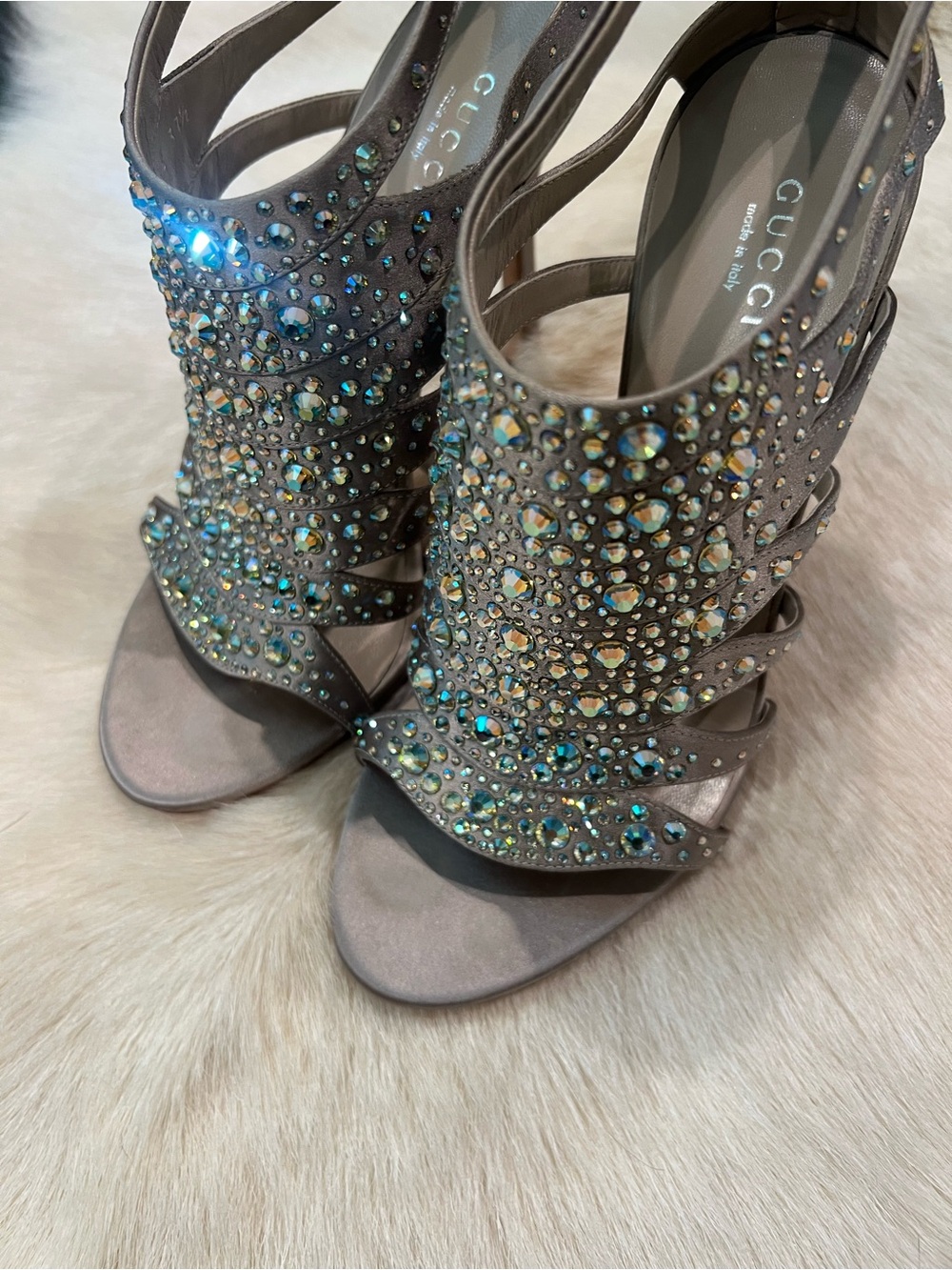 GUCCI Soraya Sandals, size 7.5 (37.5)